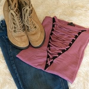 Lace up Top